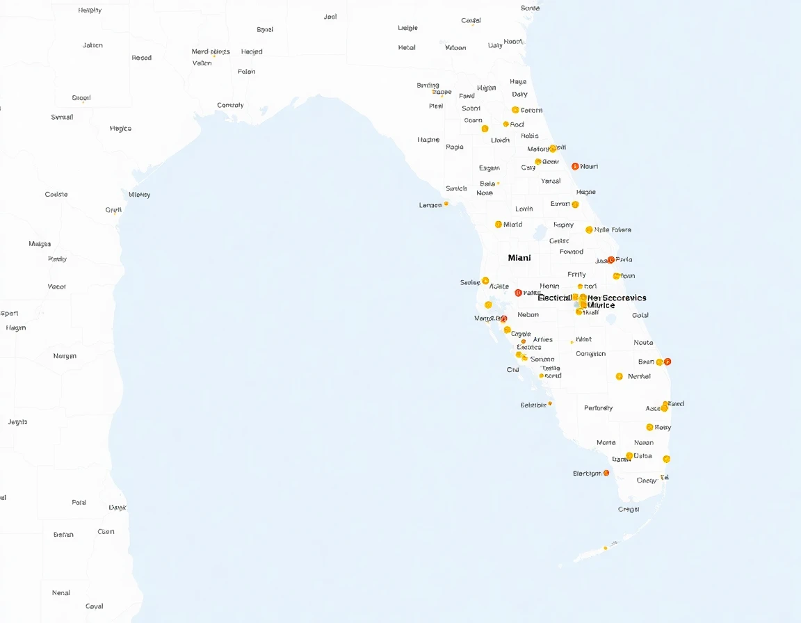 Electrical Service Areas Map